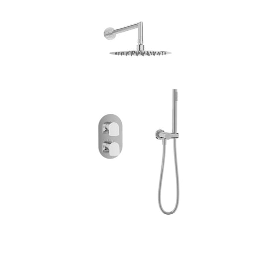 Complete thermostatic pressure balanced shower kit