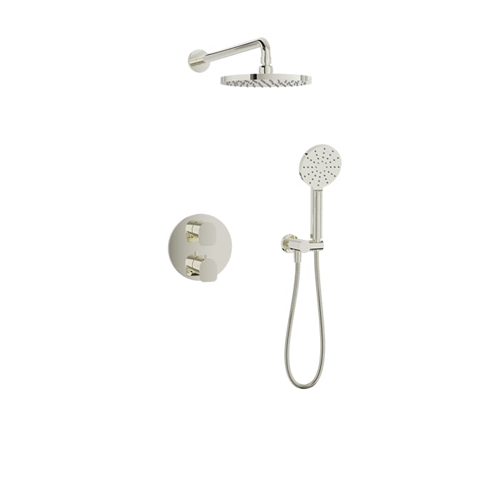 Complete thermostatic pressure balanced shower kit