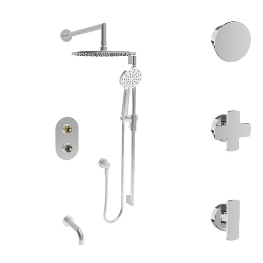 Complete thermostatic pressure balanced shower kit (without handle)