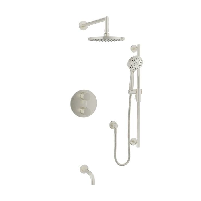 Complete thermostatic pressure balanced shower kit