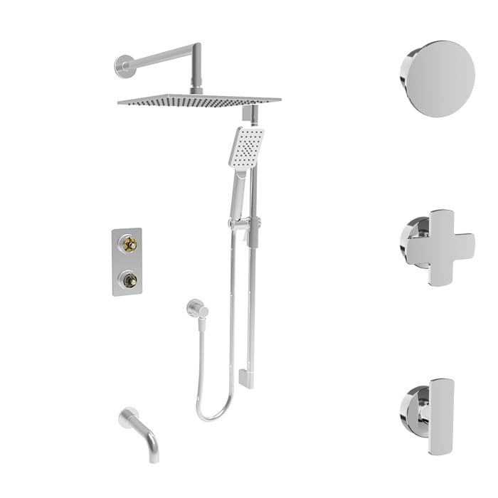 Complete thermostatic pressure balanced shower kit (without handle)