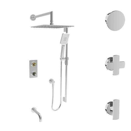 Complete thermostatic pressure balanced shower kit (without handle)