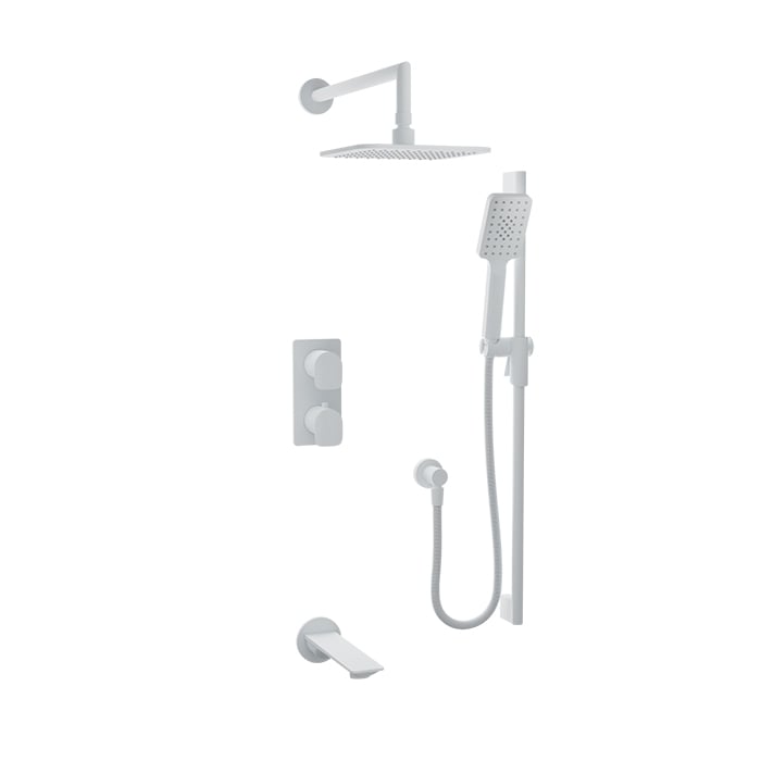 Complete thermostatic pressure balanced shower kit