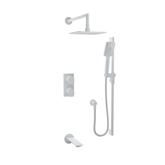 Complete thermostatic pressure balanced shower kit