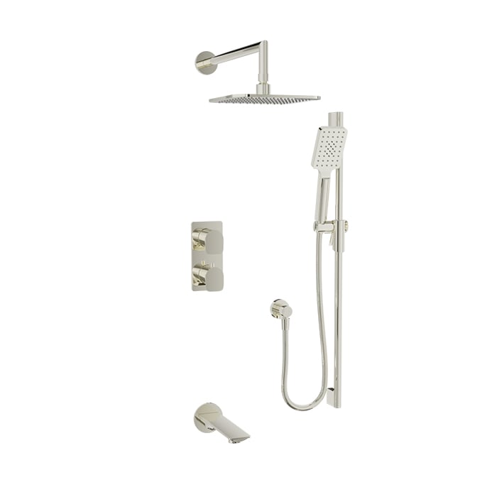 Complete thermostatic pressure balanced shower kit