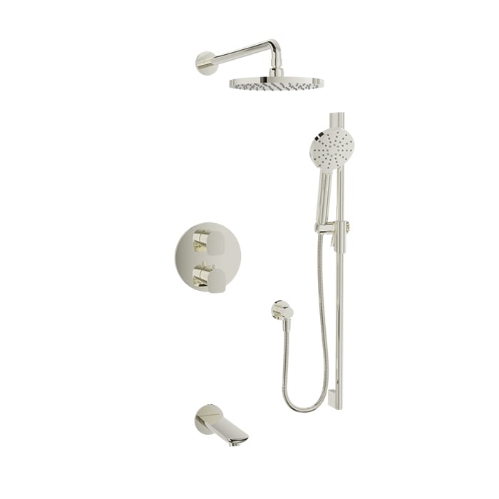 Complete thermostatic pressure balanced shower kit