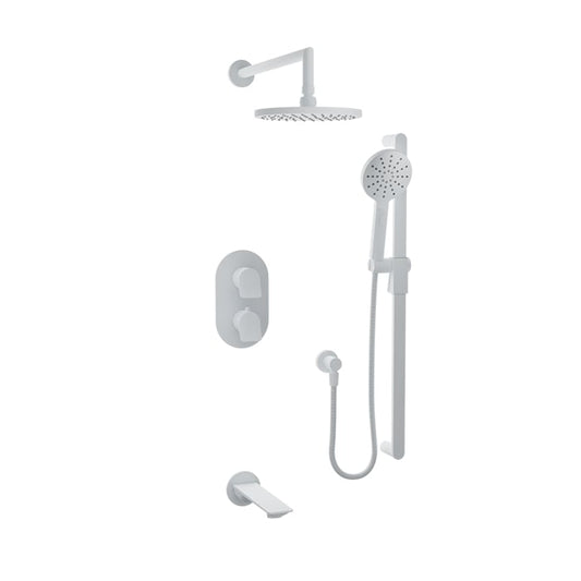 Complete thermostatic pressure balanced shower kit