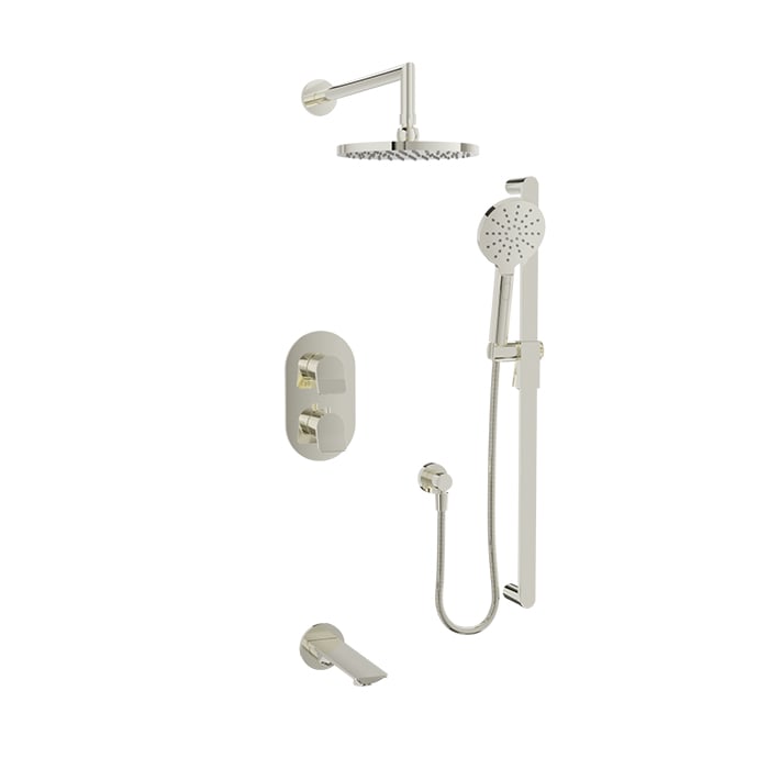 Complete thermostatic pressure balanced shower kit