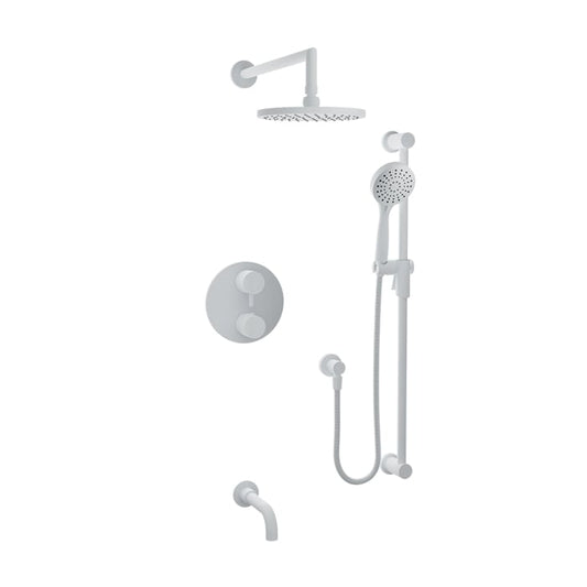 Complete thermostatic pressure balanced shower kit