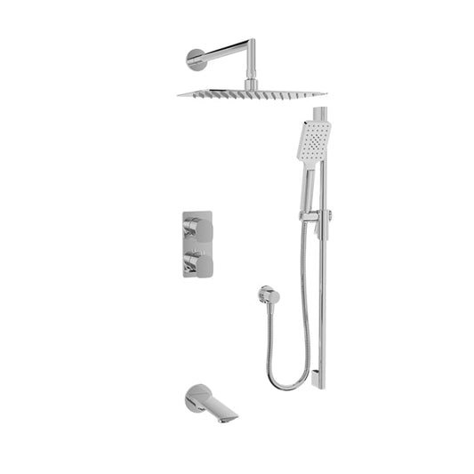 Complete thermostatic pressure balanced shower kit