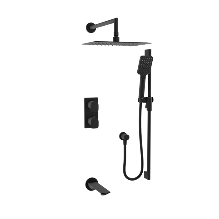 Complete thermostatic pressure balanced shower kit
