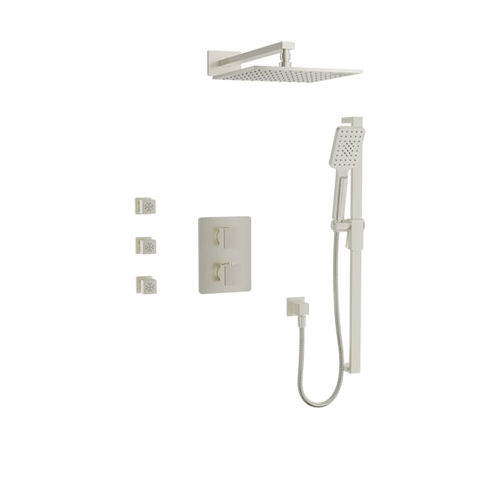 Complete thermostatic pressure balanced shower kit