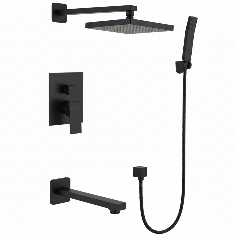 QUADRA Series PHHS | Shower & Bathtub Kit
