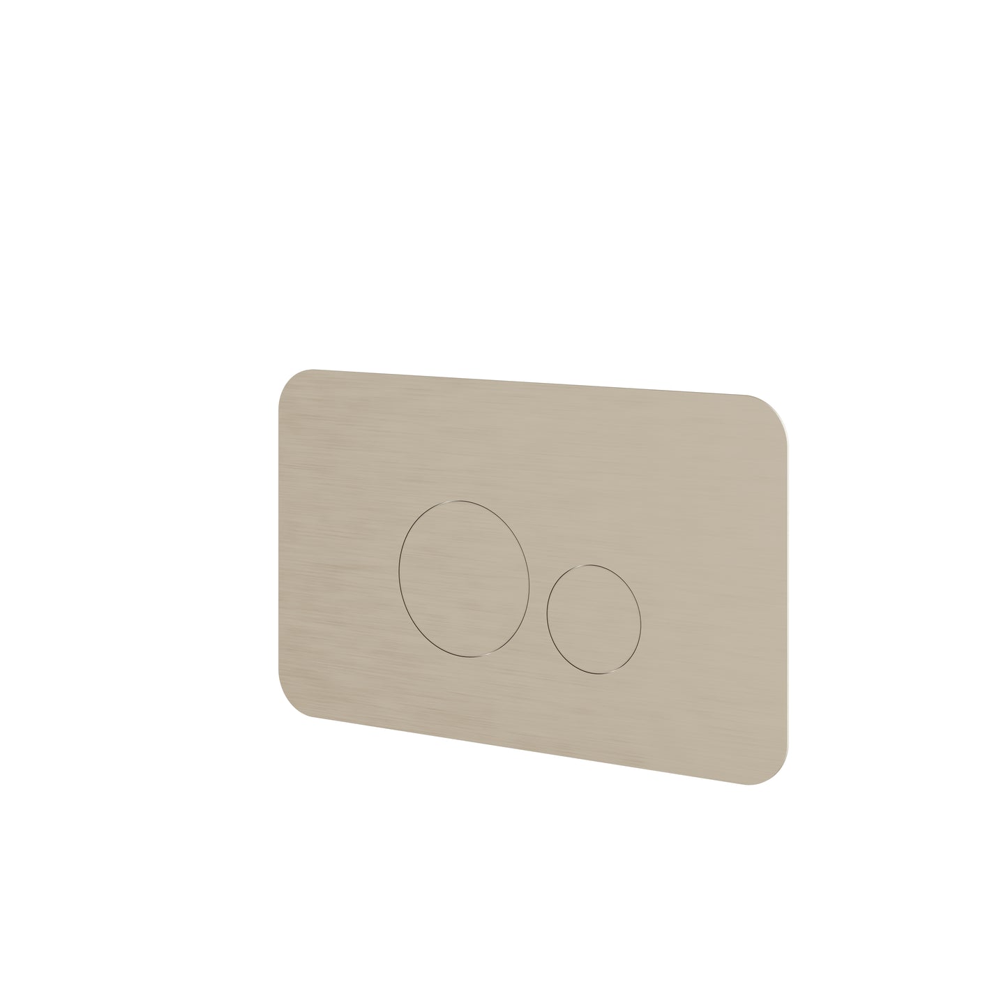 ROUND FLUSH PLATE FOR WALL CARRIER