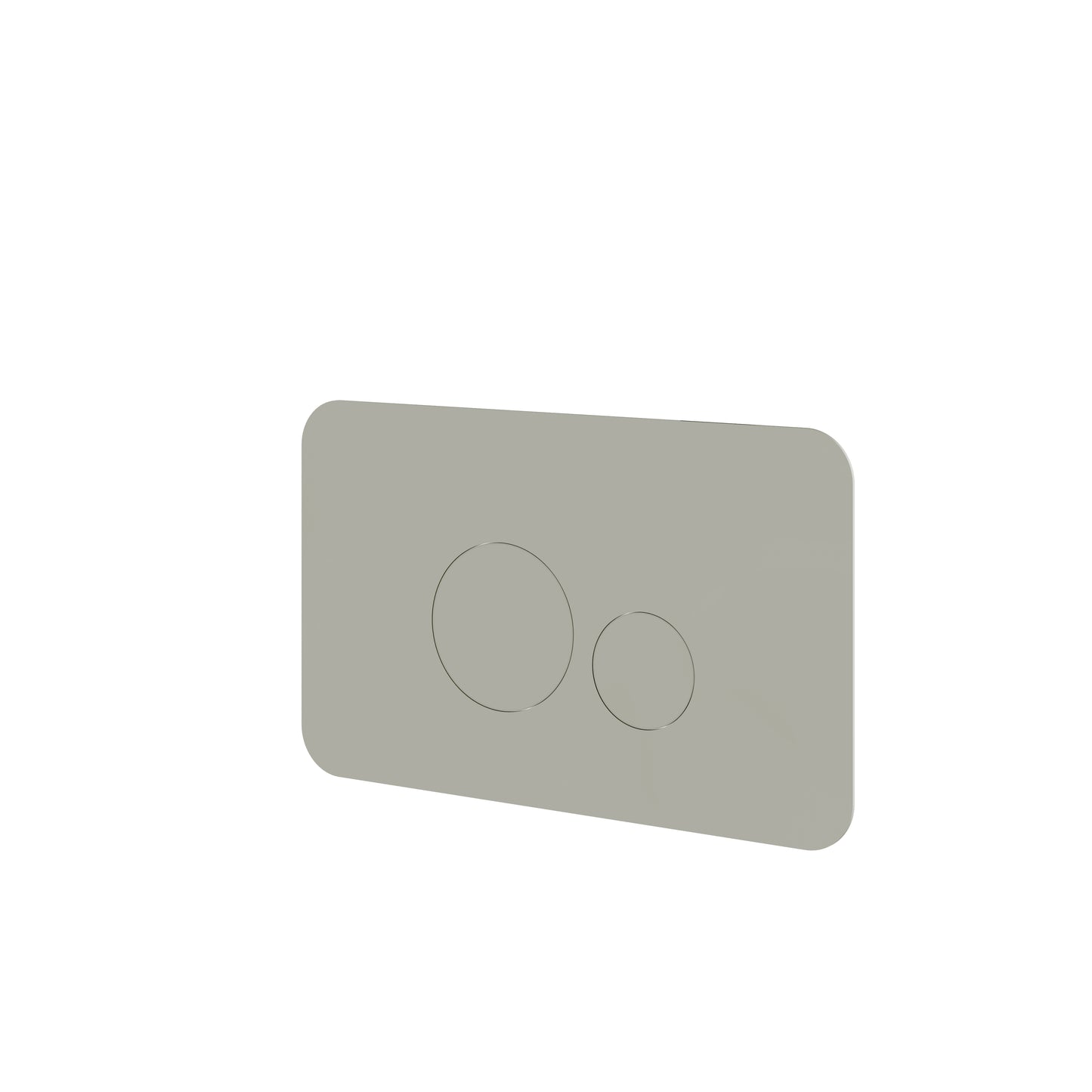 ROUND FLUSH PLATE FOR WALL CARRIER