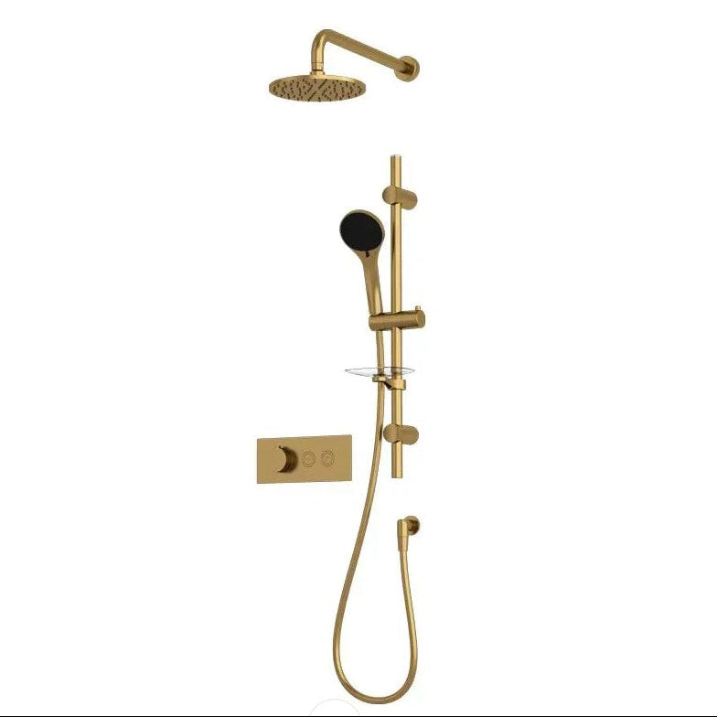 Rubi 2-Way Shower System – Brushed Gold | RON855OR
