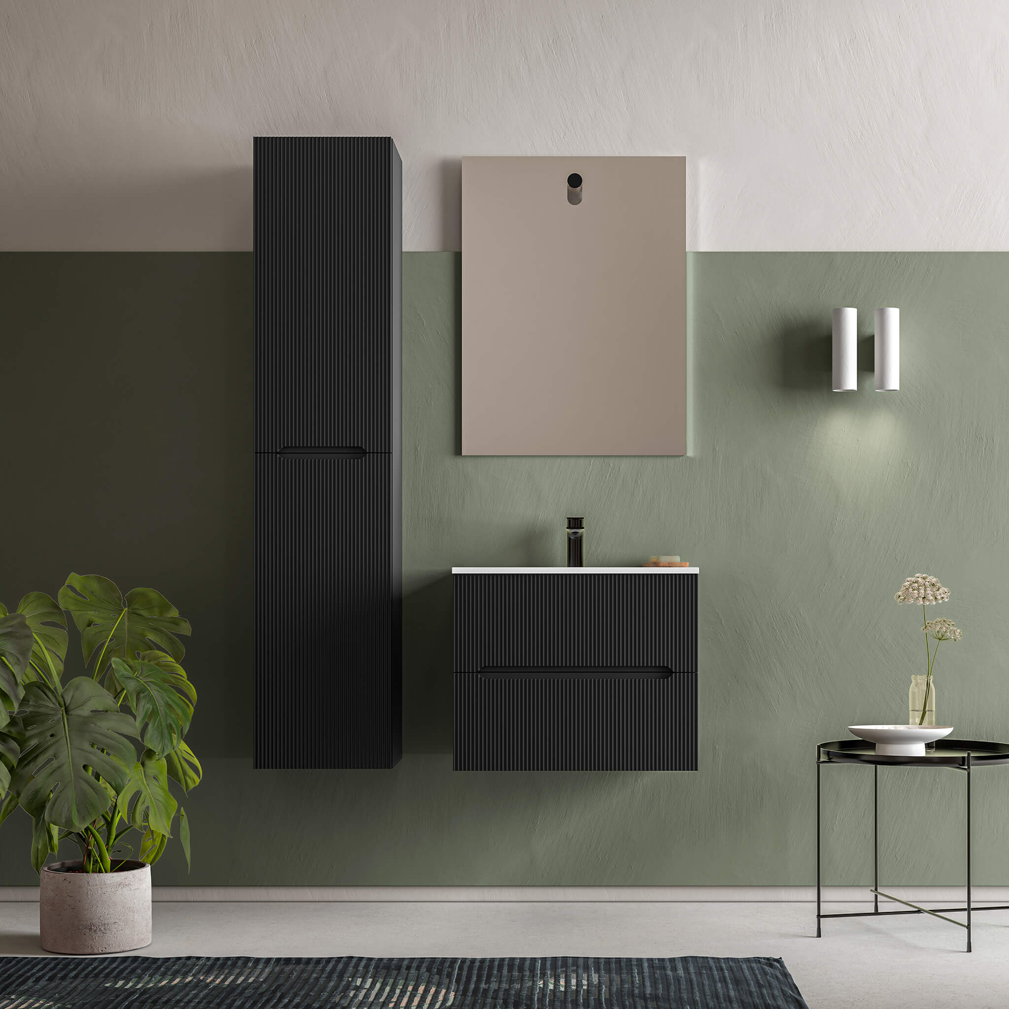 STONETOUCH RUN24 Runway Wall Mounted Vanity 24"