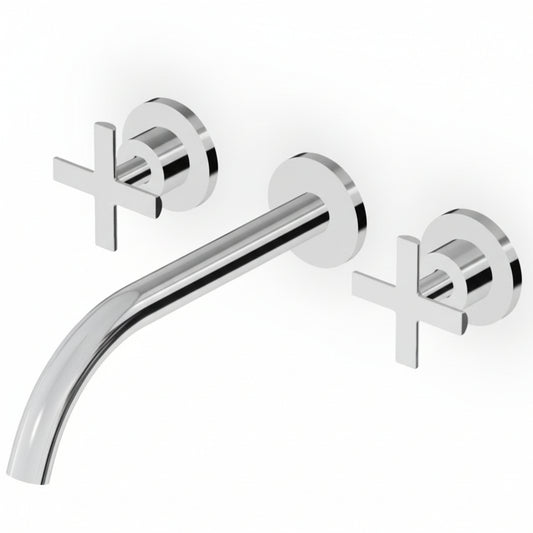 Zucchetti 3 Hole Wall-Mount Faucet