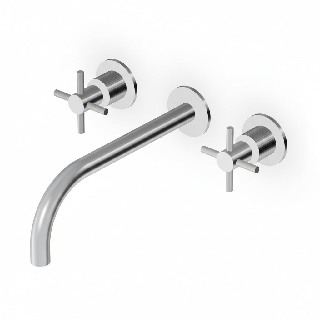 Zucchetti 3 Hole Wall-Mount Faucet