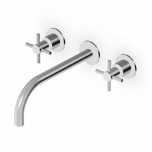 Zucchetti 3 Hole Wall-Mount Faucet
