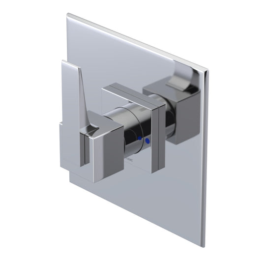 RUBINET T202RSL Pressure Balance Shower With Fixed Shower Head & Arm/ 8" Wall Mount-Trim Only