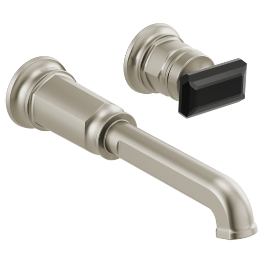 BRIZO INVARI T65776LF Two-Hole, Single-Handle Wall Mount Lavatory Faucet - Knob Handle 1.2 GPM