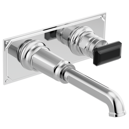 BRIZO INVARI T65776LF Two-Hole, Single-Handle Wall Mount Lavatory Faucet - Knob Handle 1.2 GPM