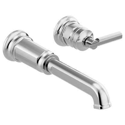 BRIZO INVARI T65776LF Two-Hole, Single-Handle Wall Mount Lavatory Faucet - Lever Handle 1.2 GPM