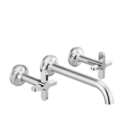 BRIZO ODIN T65875LF Widespread Lavatory Faucet - Cross Handles 1.2 GPM