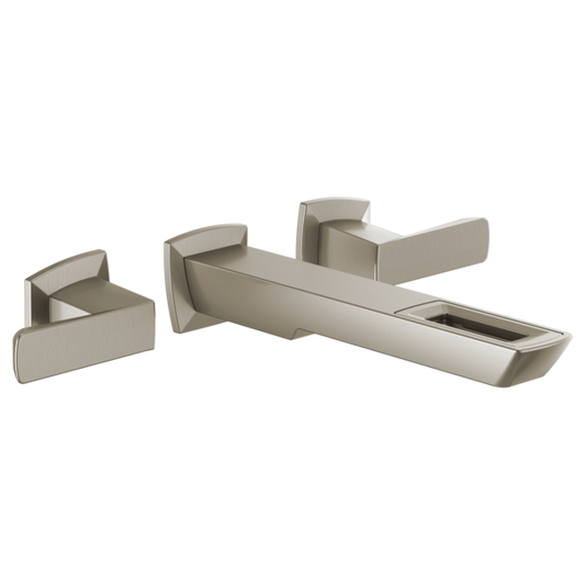 BRIZO VETTIS T65886LF Two-Handle Wall Mount Lavatory Faucet With Open-Flow Spout 1.2 GPM