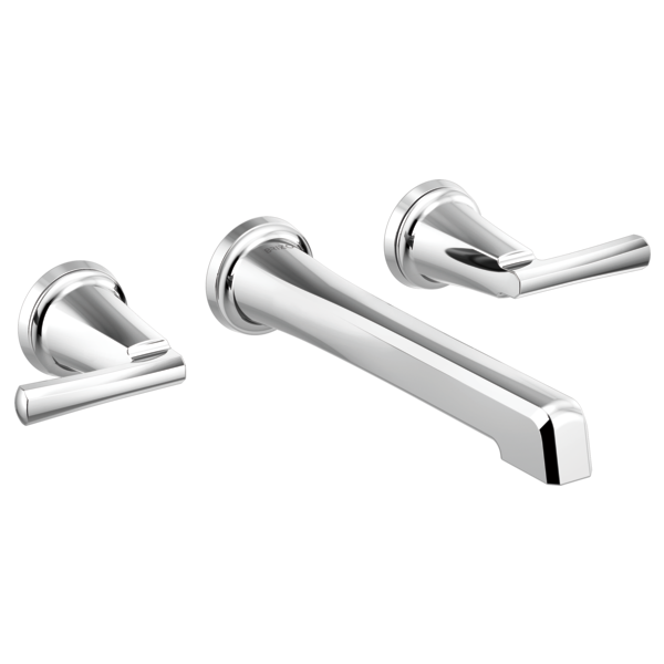 BRIZO T65898LF Two-Handle Wall Mount Lavatory Faucet - Lever Handles 1.5 GPM