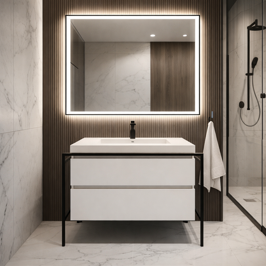 32" Vanity White/Black