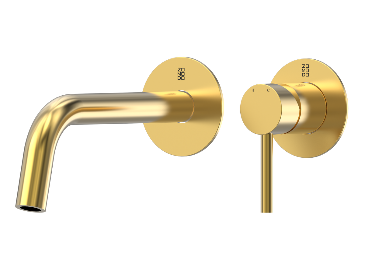 ZOMODO VTC013 Wall-Mount Faucet (Spout + Mixer), SUS304. Drain Kit NOT included