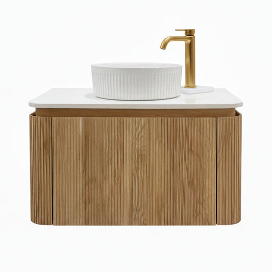 ATHEN Wall Mounted Vanity - Vessel Sink