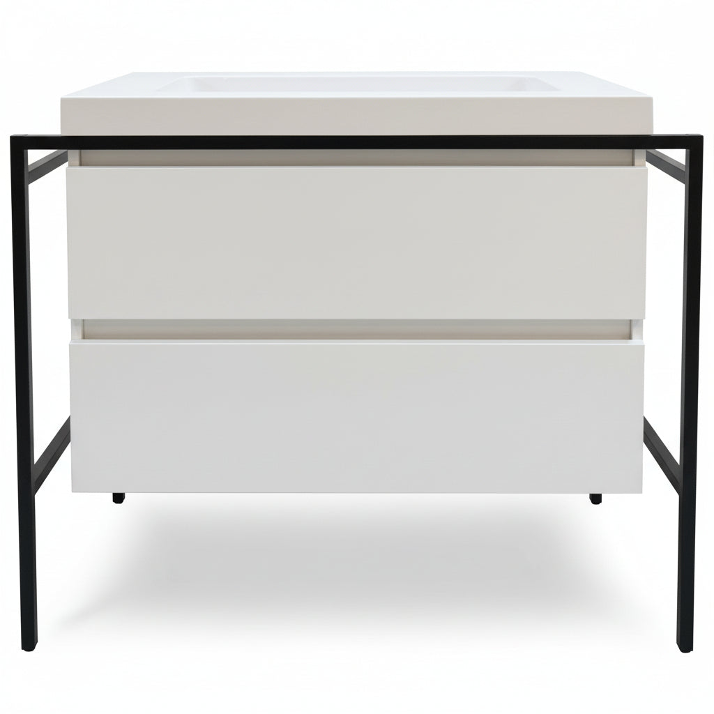 32" Vanity White/Black