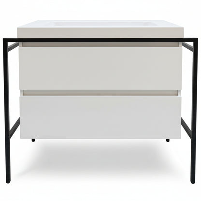 32" Vanity White/Black