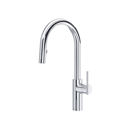 RIOBEL LT201 Lateral Pull-Down Kitchen Faucet With C-Spout