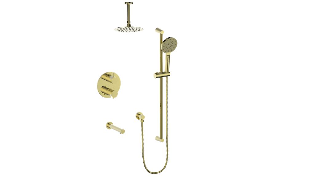 Vogt Worgl 3-Way TH Shower Kit with 6" Ceiling Arm CC