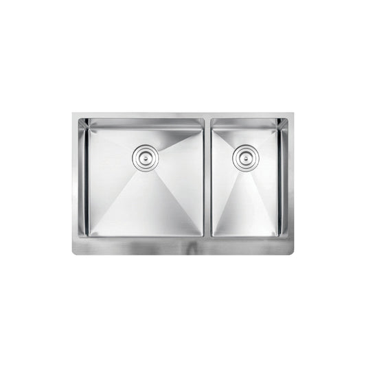 VOGT KS.3319.P16R Polten Doppelt 16R Sink - 32-7/8"x19-1/2"x10" with Bottom Grids
