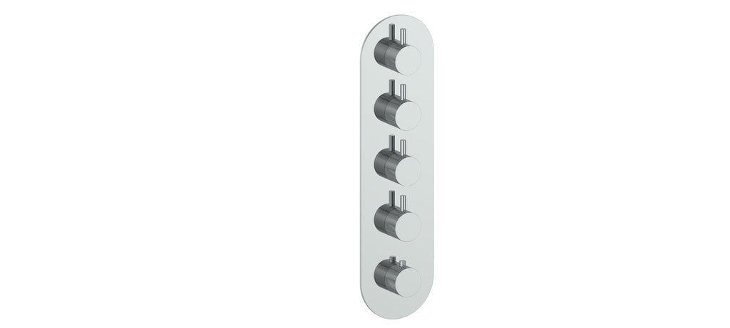 Vogt Drava Trim for 3/4" High-Flow TH Valve with 4 Volume Controls CC