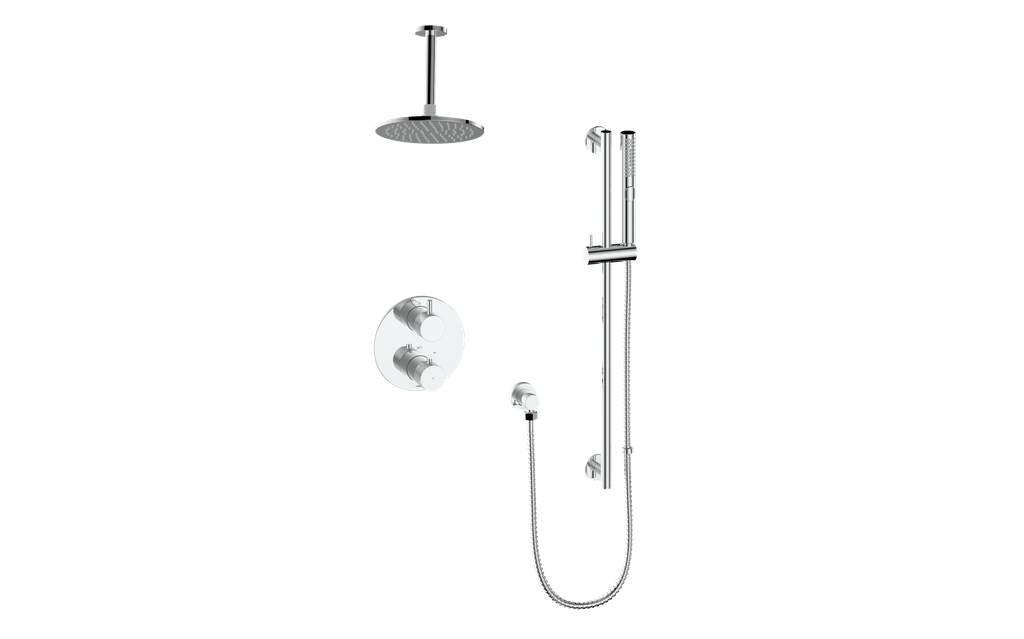 Vogt Drava Trim for 2-Way TH Shower Kit with 6" Ceiling Arm CC