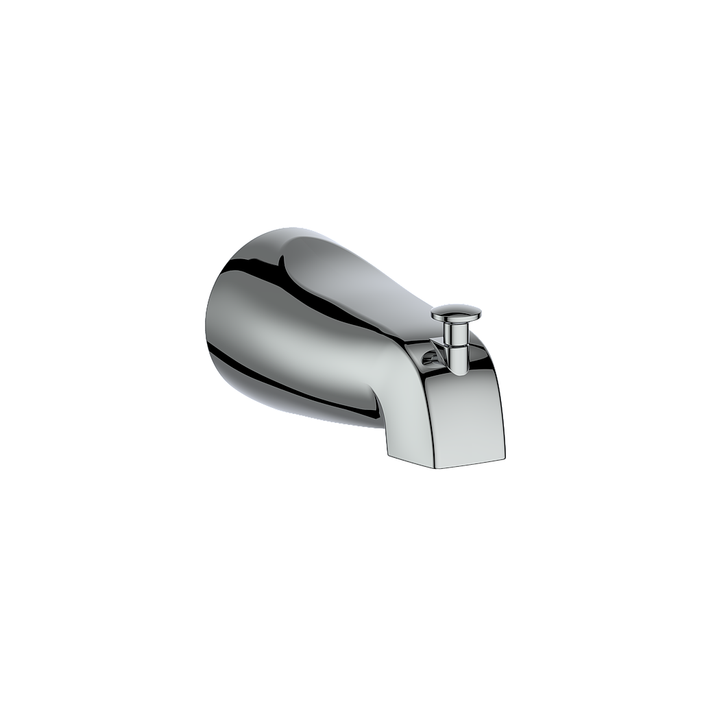 Vogt Round Slip-on Tub Spout with Diverter CC