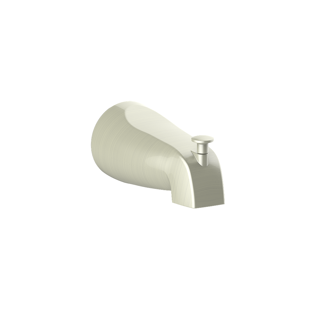 Vogt Round Slip-on Tub Spout with Diverter CC