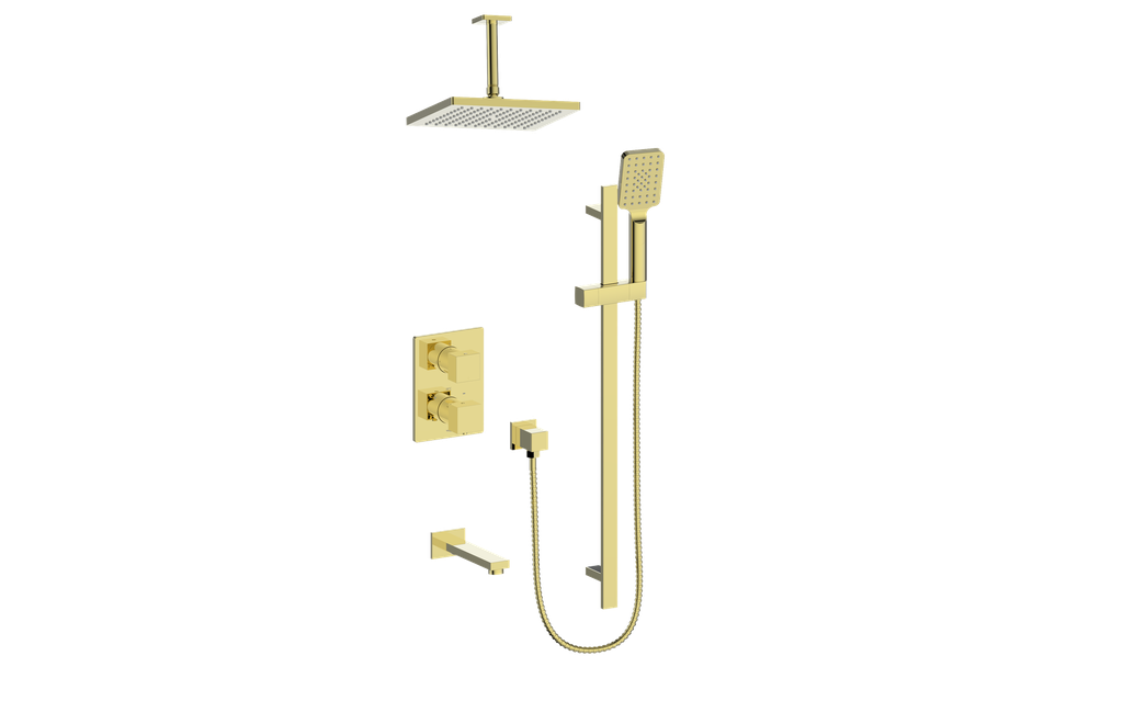 Vogt Kapfenberg Trim for 3-Way TH Shower Kit with 6" Ceiling Arm CC