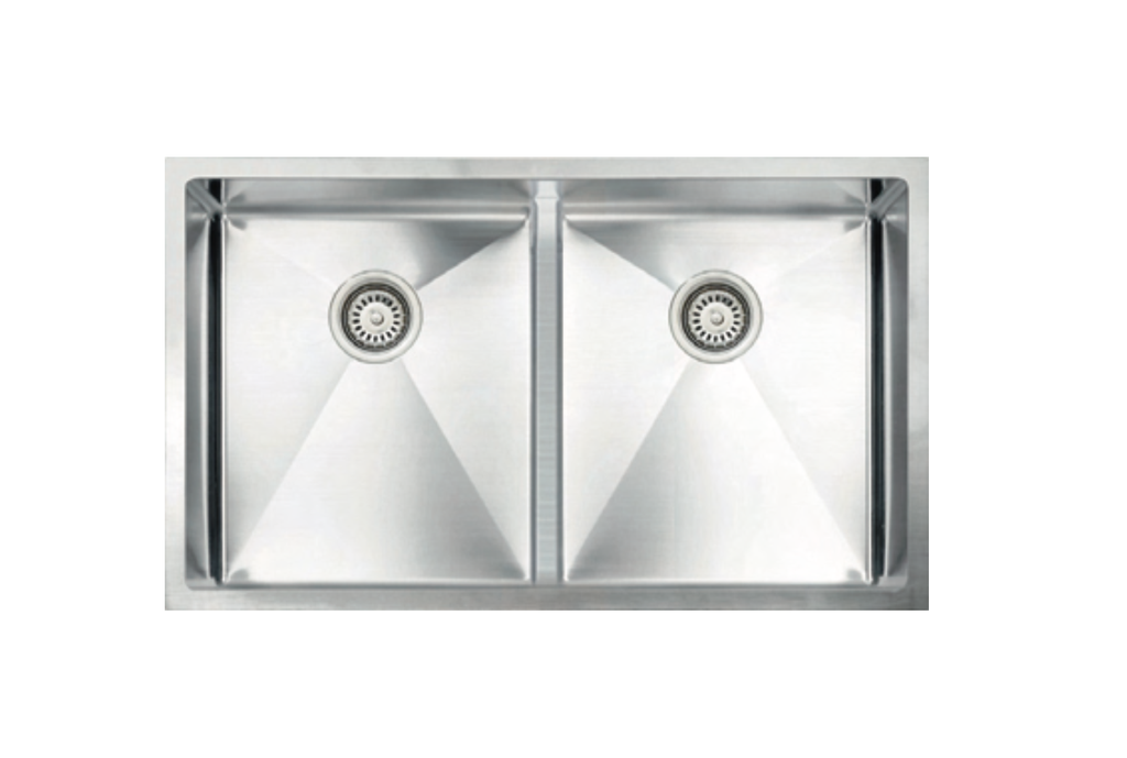 Vogt Bludenz 18R Low Divide Sink - 32"x18"x9" with Bottom Grids