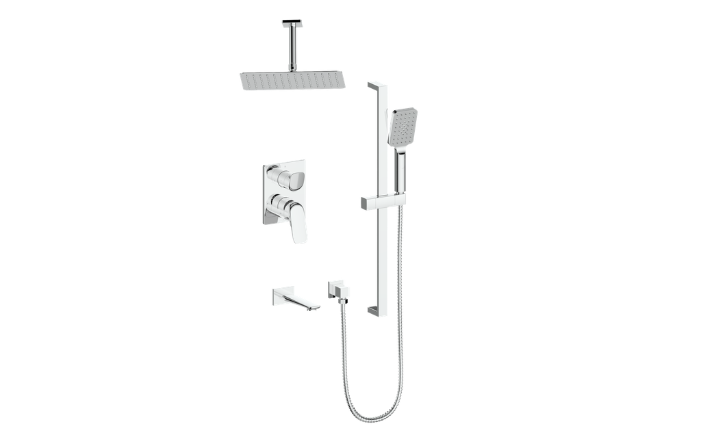 Vogt Antau Trim for 3-Way PB Shower Kit with 6" Ceiling Arm CC