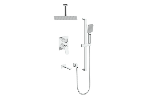 Vogt Antau Trim for 3-Way PB Shower Kit with 6" Ceiling Arm CC