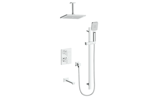 Vogt Kapfenberg Trim for 3-Way TH Shower Kit with 6" Ceiling Arm CC