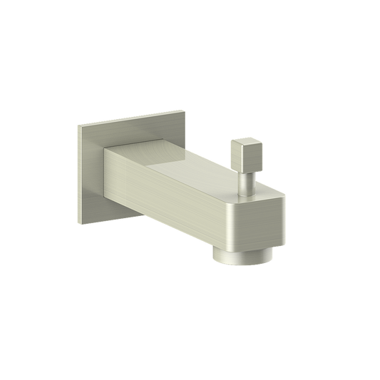 Vogt Square Slip-on Tub Spout with Diverter CC