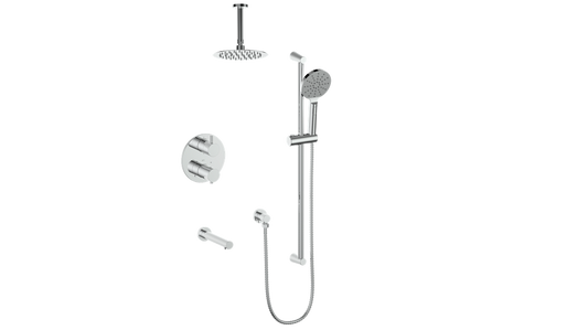 Vogt Worgl 3-Way TH Shower Kit with 6" Ceiling Arm CC